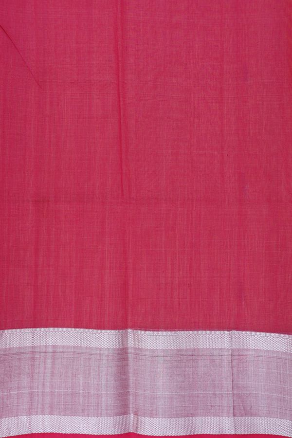Maheswari Silk Cotton Saree In Yellow With Allover Buttas