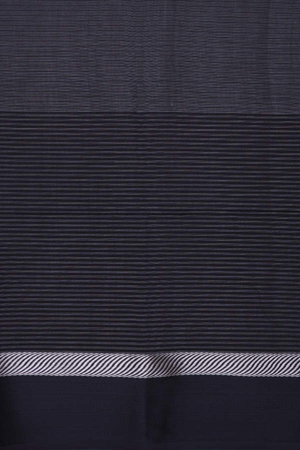 Maheswari Silk Cotton Saree In Green With Stripes Design