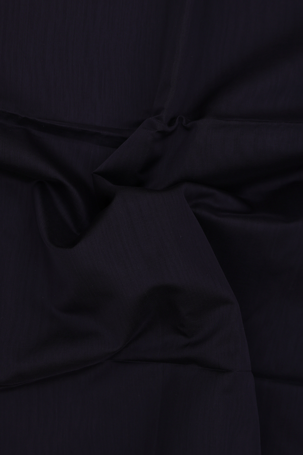 Maheswari Silk Cotton Saree In Black With Threadwork Border