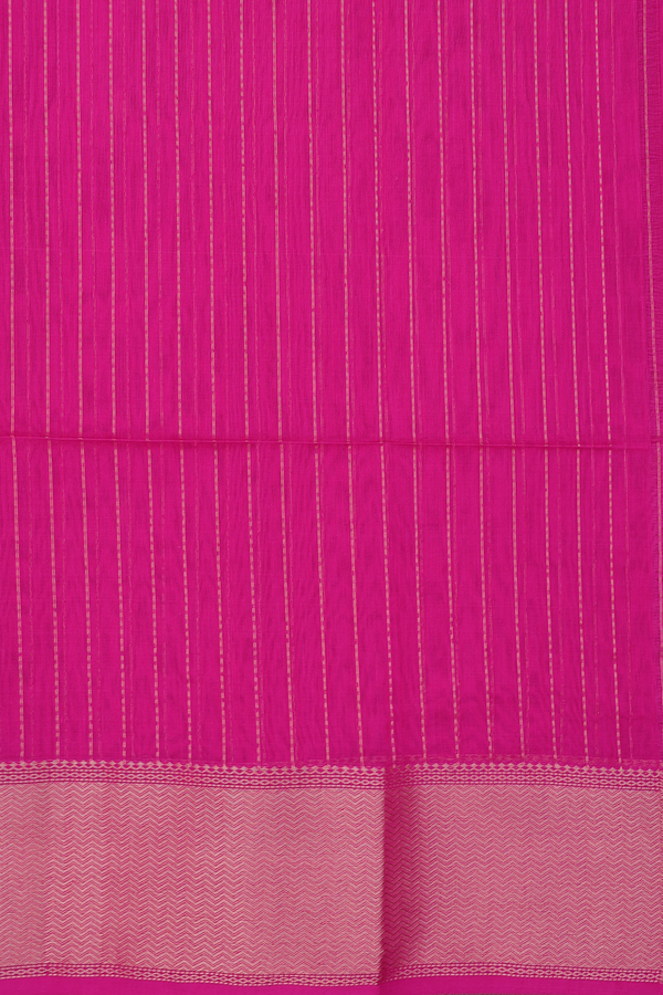 Maheswari Silk Cotton Saree In Pink With Floral Buttas