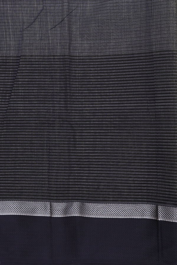 Maheswari Silk Cotton Saree Pear Green With Stripes Design