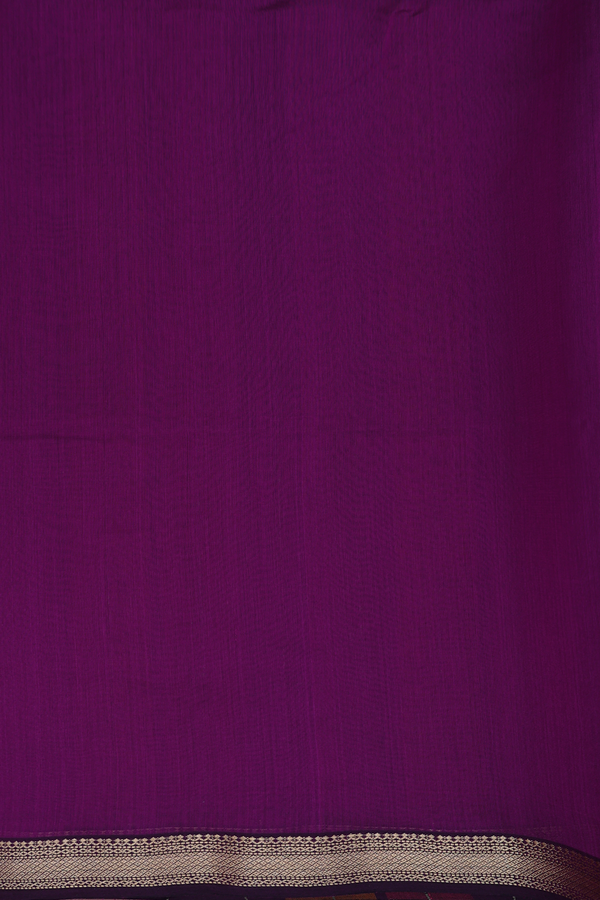 Maheswari Silk Cotton Saree Multicolor With Stripes Design
