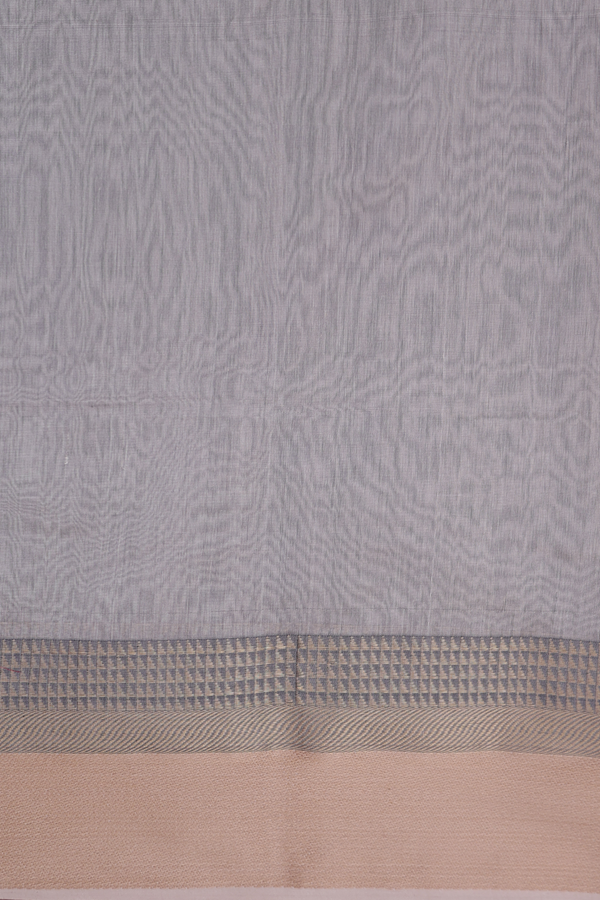 Maheswari Silk Cotton Saree Green With Threadwork Border