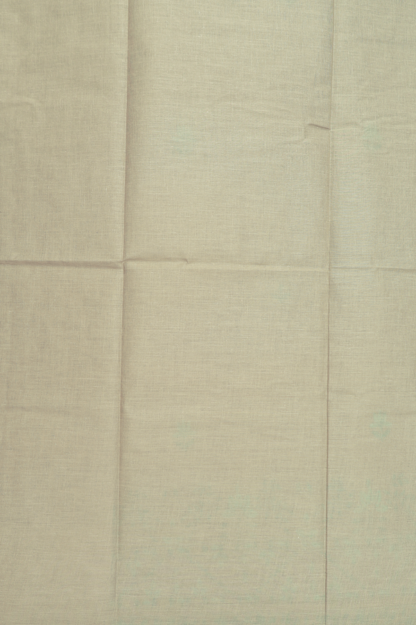 Ahmedabad Cotton Saree In Green With Floral Buttas