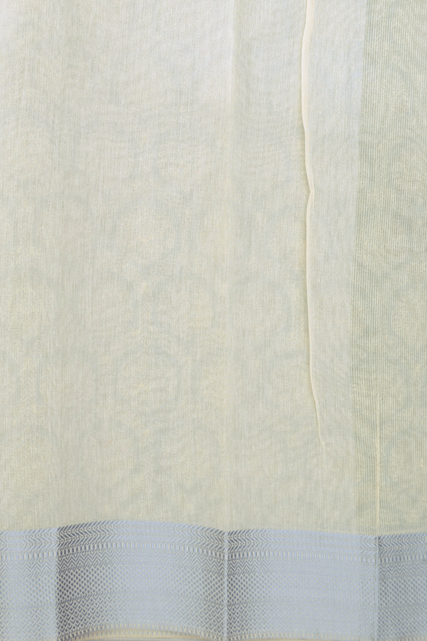 Kota Cotton Saree In Grey With Printed Design