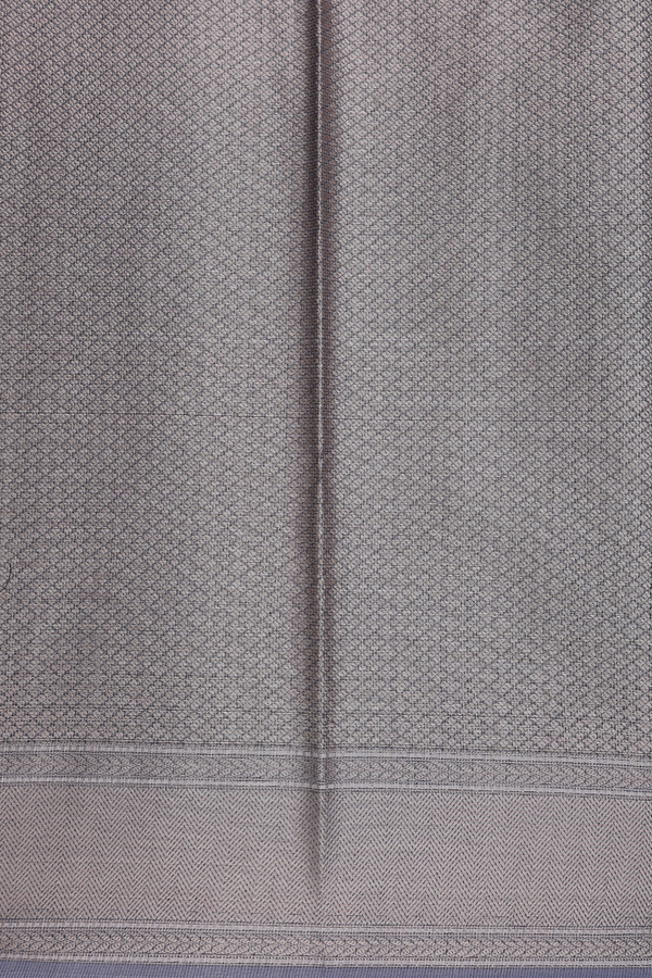 Kota Cotton Saree In Grey With Allover Design