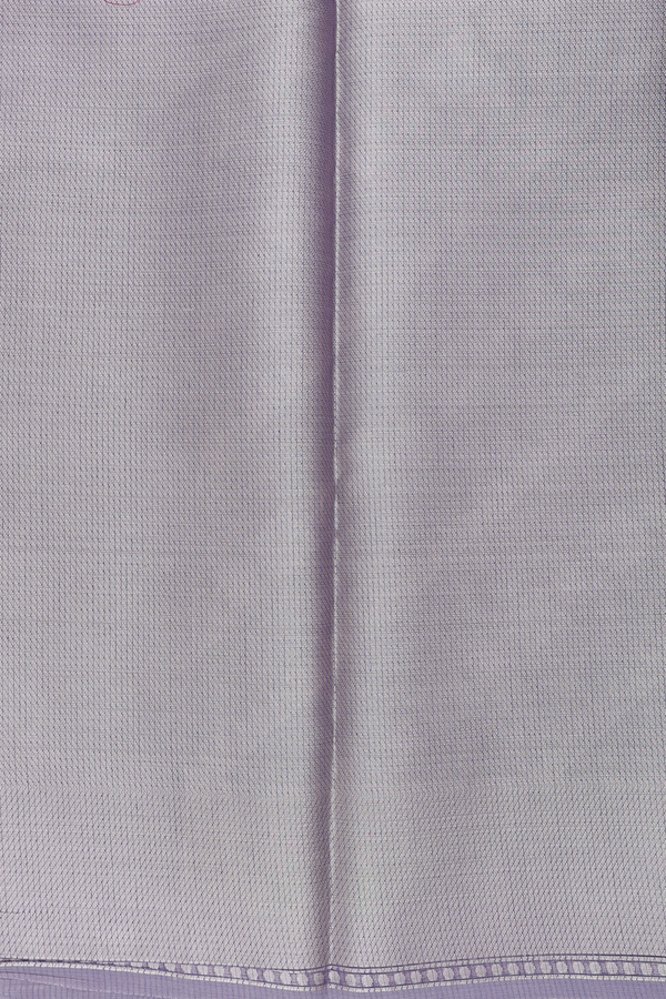 Kota Cotton Saree In Greyish Purple With Diagonal Design