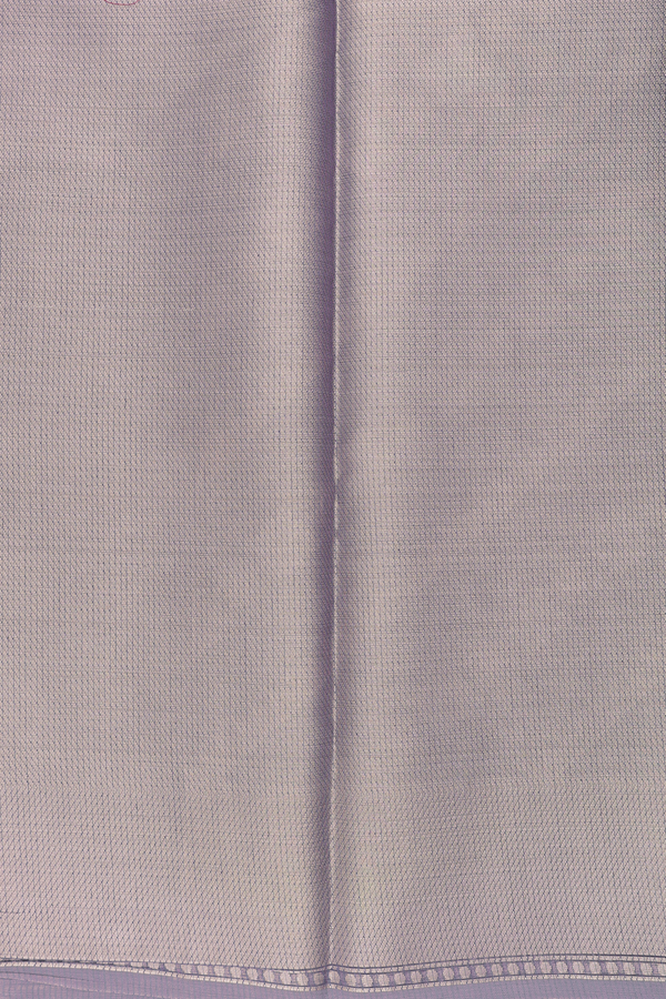 Kota Cotton Saree In Greyish Purple With Diagonal Design