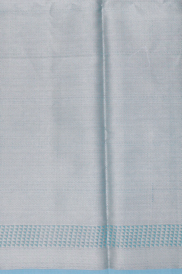 Kota Cotton Saree In Turkish Blue With Allover Design