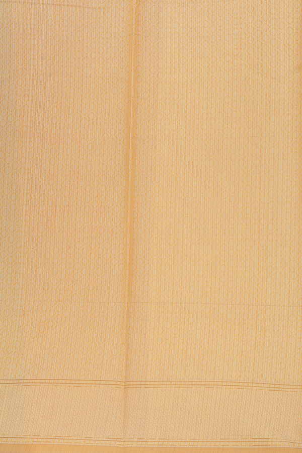 Kota Cotton Saree In Yellow With Allover Design