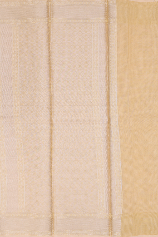 Kota Cotton Saree In Yellow With Floral Design