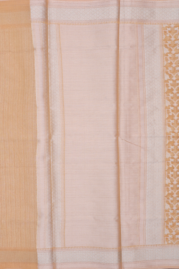 Kota Cotton Saree In Yellow With Allover Design