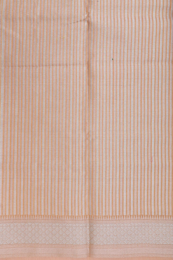 Kota Cotton Saree In Yellow With Allover Design