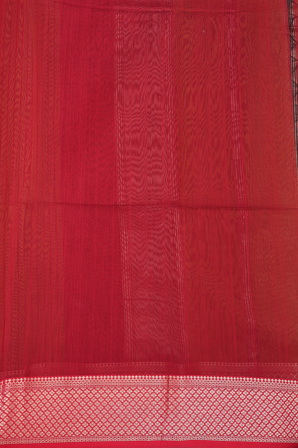 Maheswari Silk Cotton Saree Golden Brown With Contrast Border