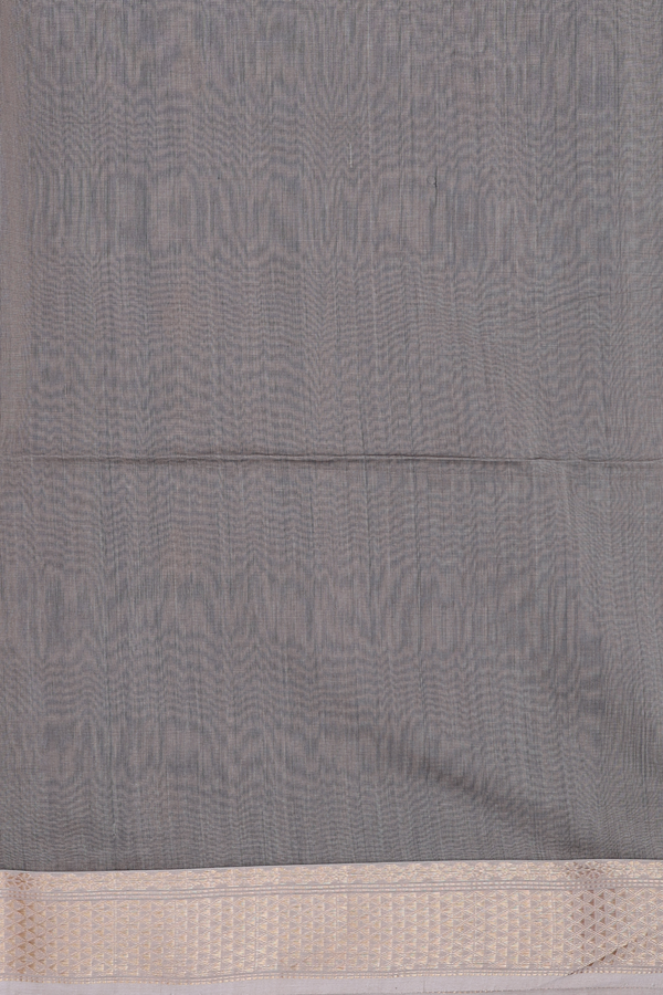 Maheswari Silk Cotton Saree In Teal Blue With Zari Design