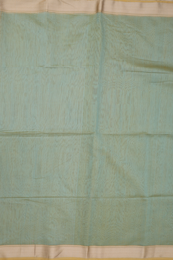 Maheswari Silk Cotton Saree In Dual Tone With Arrow Border