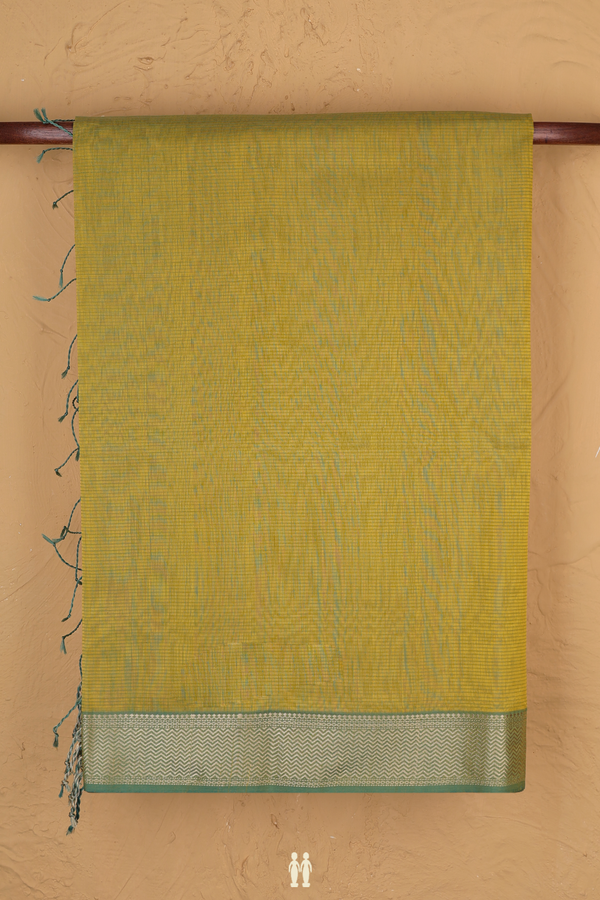 Maheswari Silk Cotton Saree In Dual Tone With Stripes Design