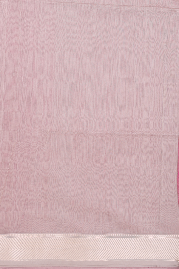 Maheswari Silk Cotton Saree In Mulberry With Threadwork Border