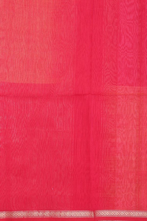 Maheswari Silk Cotton Saree In Pink With Floral Buttas