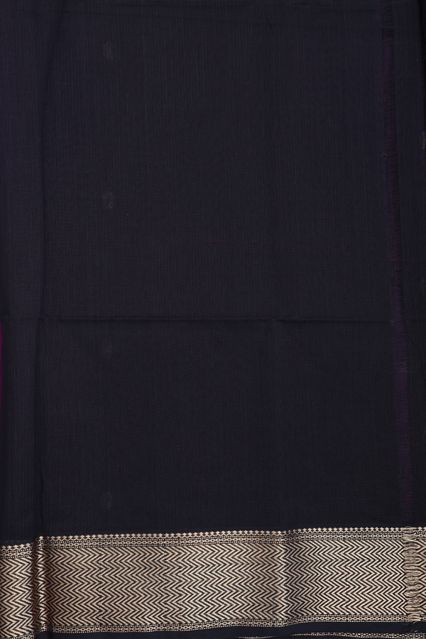 Maheswari Silk Cotton Saree In Purple With Floral Buttas