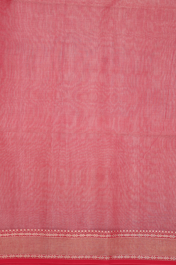 Maheswari Silk Cotton Saree Off White With Floral Buttas