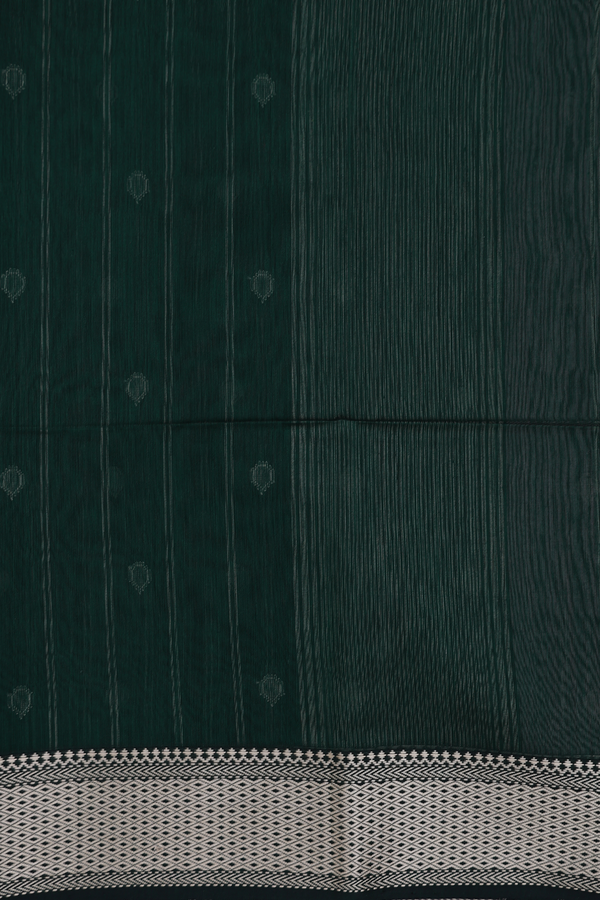 Maheswari Silk Cotton Saree Rose Brown With Threadwork Buttas