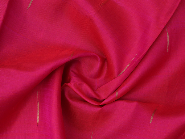 Malli Moggu Buttas Pink Kanchipuram Pavadai Sattai Material