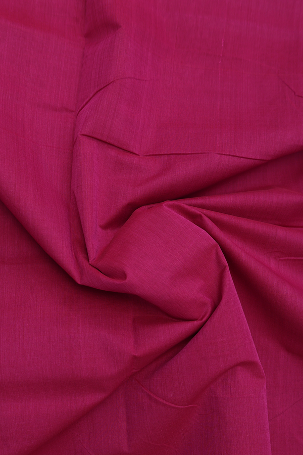 Mangalagiri Cotton Saree Berry Purple With Twill Weave Border