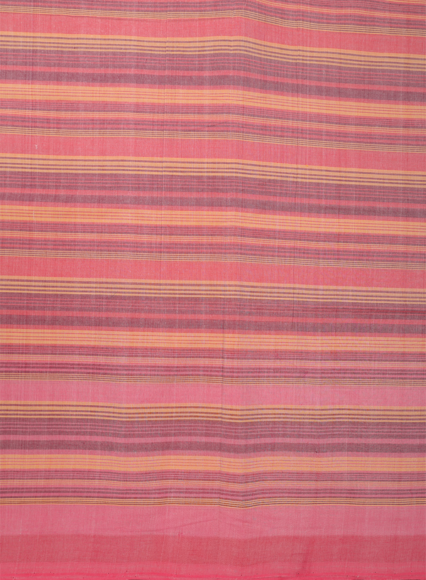 Mangalagiri Cotton Saree In Multicolor With Checks Design