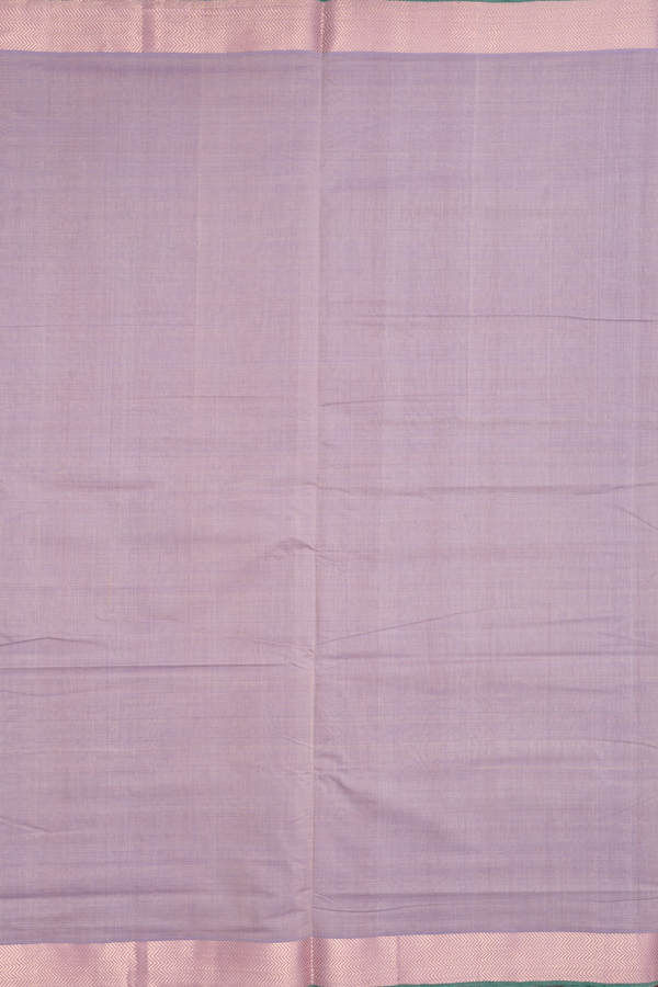 Mangalagiri Cotton Saree In Rose Beige With Chevron Border