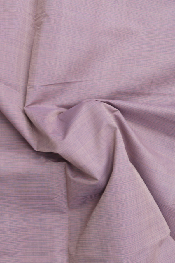 Mangalagiri Cotton Saree In Rose Beige With Chevron Border
