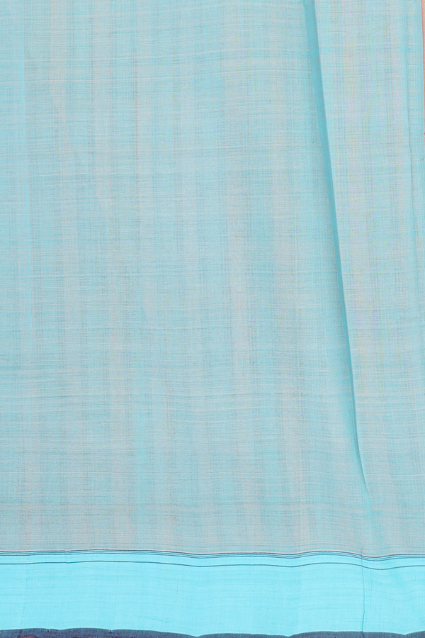 Mangalagiri Cotton Saree Pastel Brown With Contrast Border