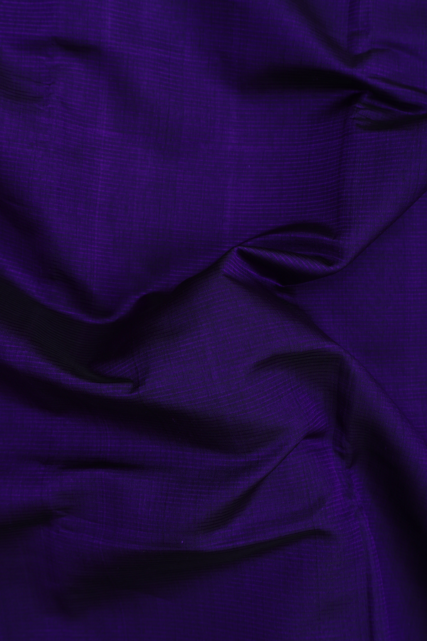 Mangalagiri Silk Cotton Saree In Purple With Stripes Design