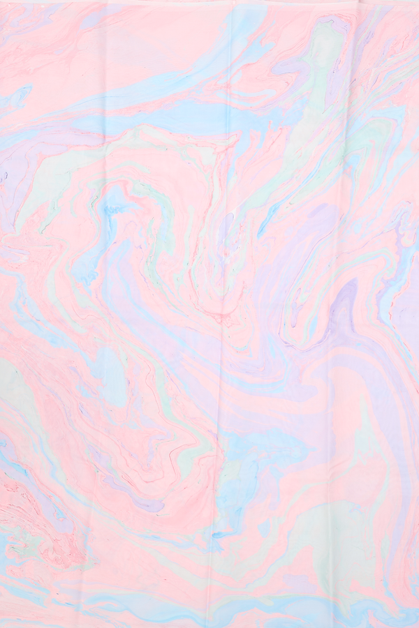 Marble Silk Saree In Multicolor With Stone Texture Design