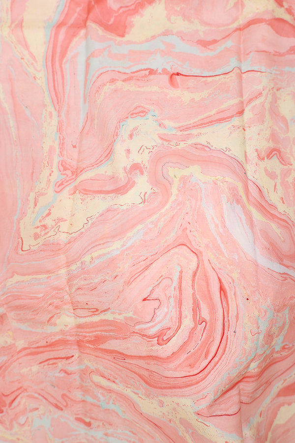 Marble Silk Saree In Multicolor With Stone Texture Design