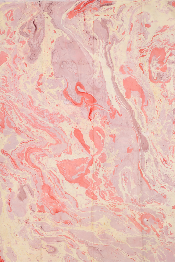 Marble Silk Saree In Multicolor With Stone Texture Design