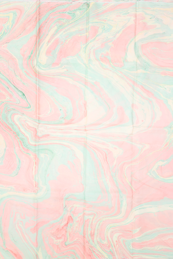 Marble Silk Saree In Multicolor With Stone Texture Design