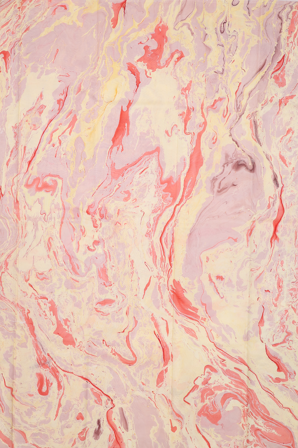 Marble Silk Saree In Multicolor With Stone Texture Design