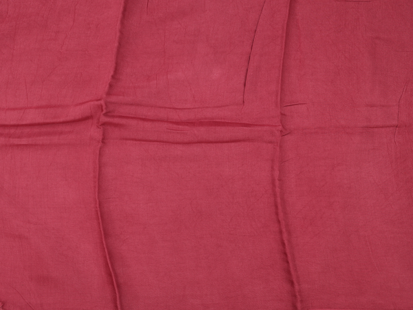 Mirror Buttas Red Tussar Unstitched Salwar Material