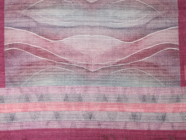 Mirror Buttis Mulberry Linen Unstitched Salwar Material