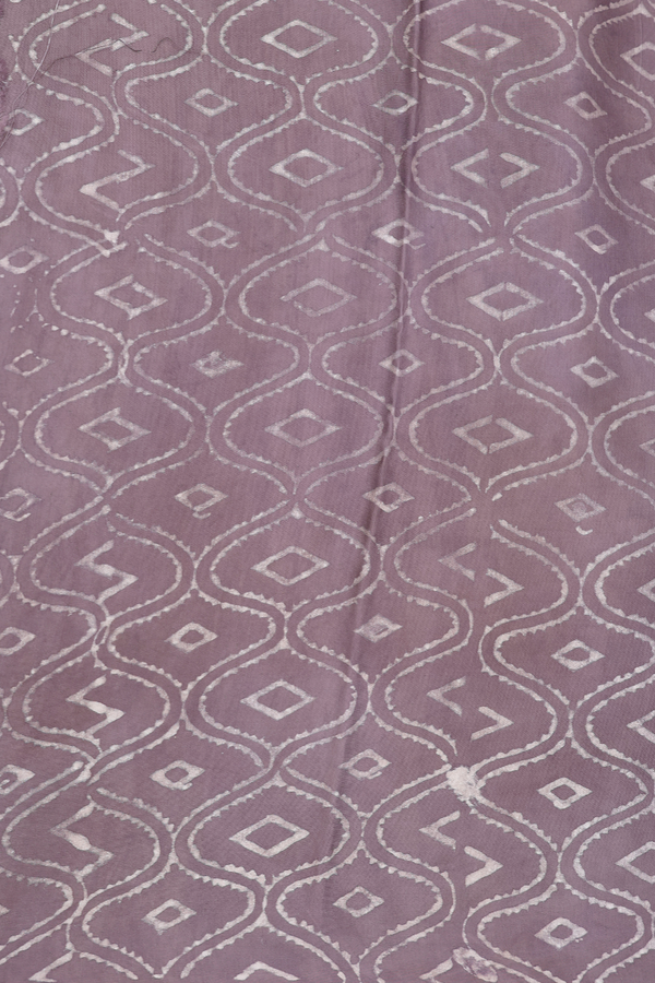 Modal Silk Saree In Beige With Paisley Printed Design