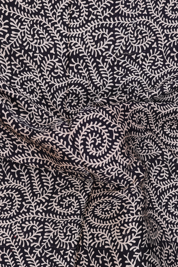 Modal Silk Saree In Black With Allover Printed  Design