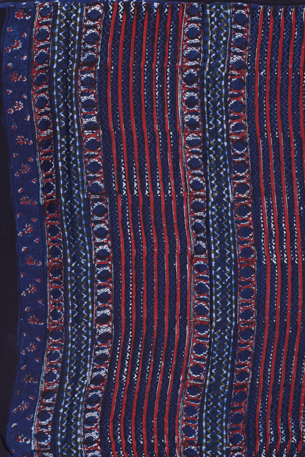 Modal Silk Saree In Black With Floral Printed Design