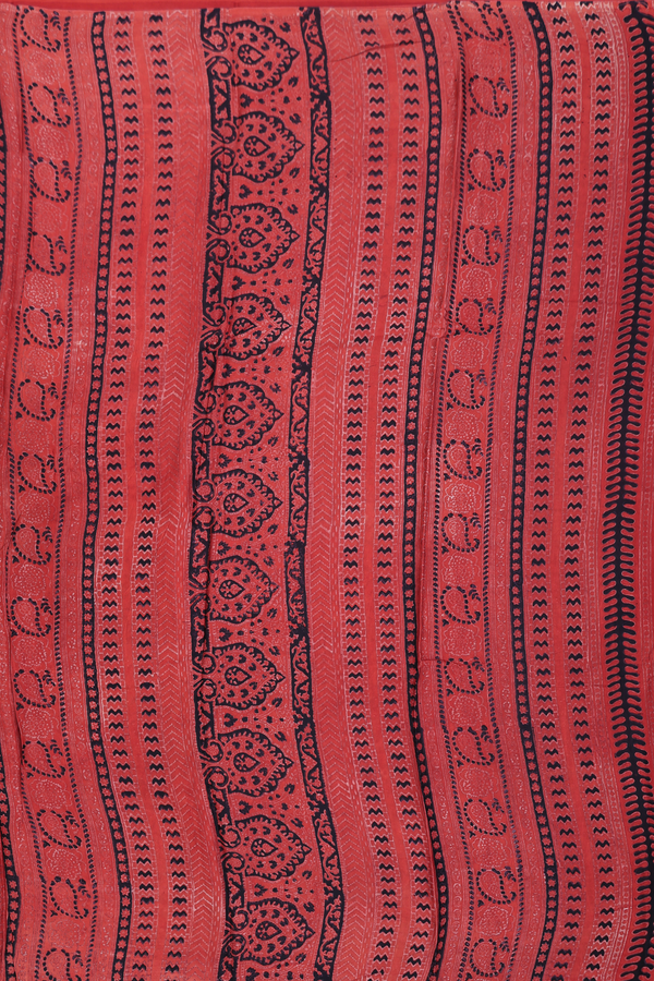 Modal Silk Saree In Black With Printed Design