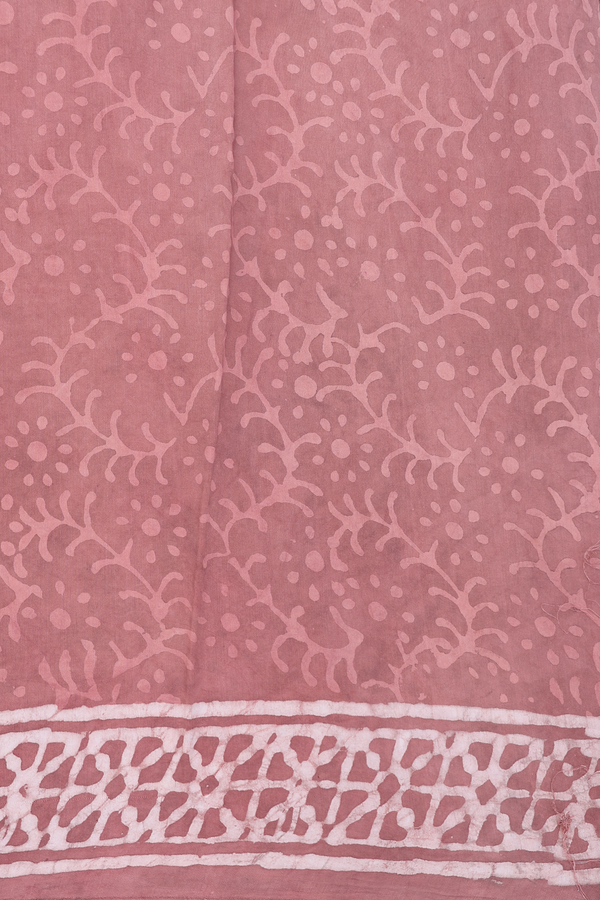 Modal Silk Saree In Cocoa Brown With Paisley Design