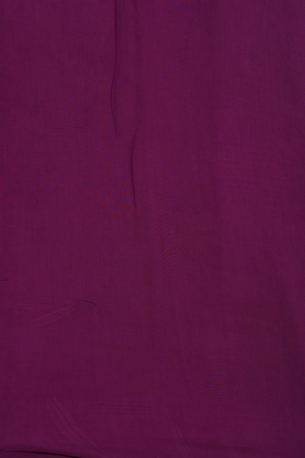 Modal Silk Saree In Grape Purple With Chevron Printed Design