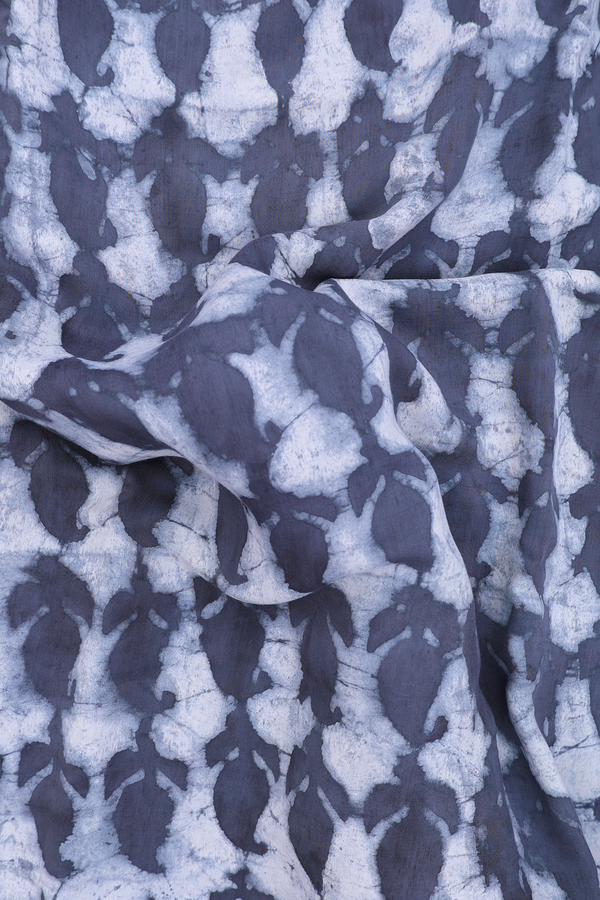 Modal Silk Saree In Grey Printed Design