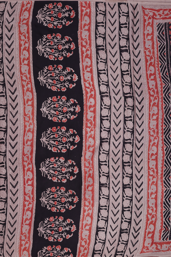 Modal Silk Saree In Multicolor With Printed Design
