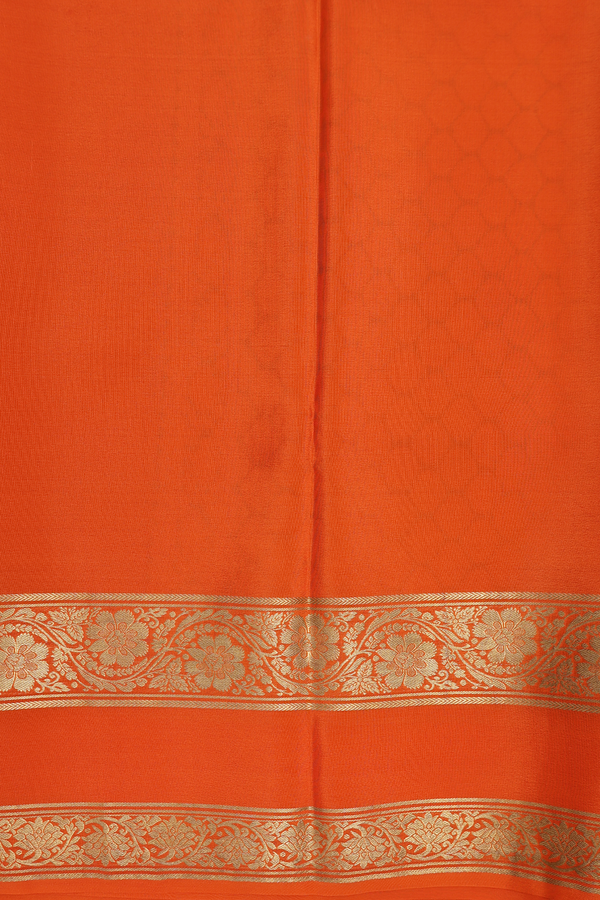 Mysore Silk Saree In Black With Checks Design