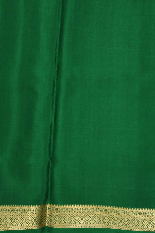 Mysore Silk Saree In Chilli Red With Allover Design